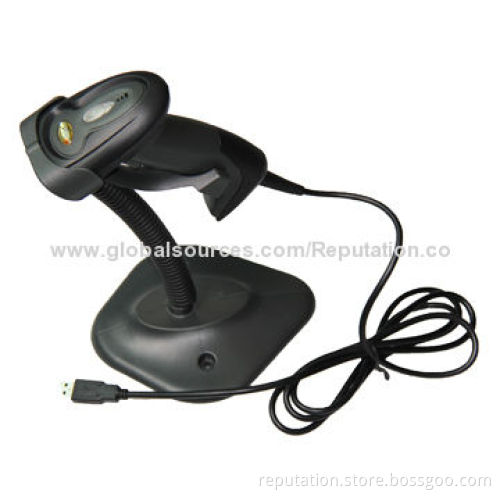 Wired Auto-induction Barcode Scanner with 3,000-12,000 Lux Light Intensity